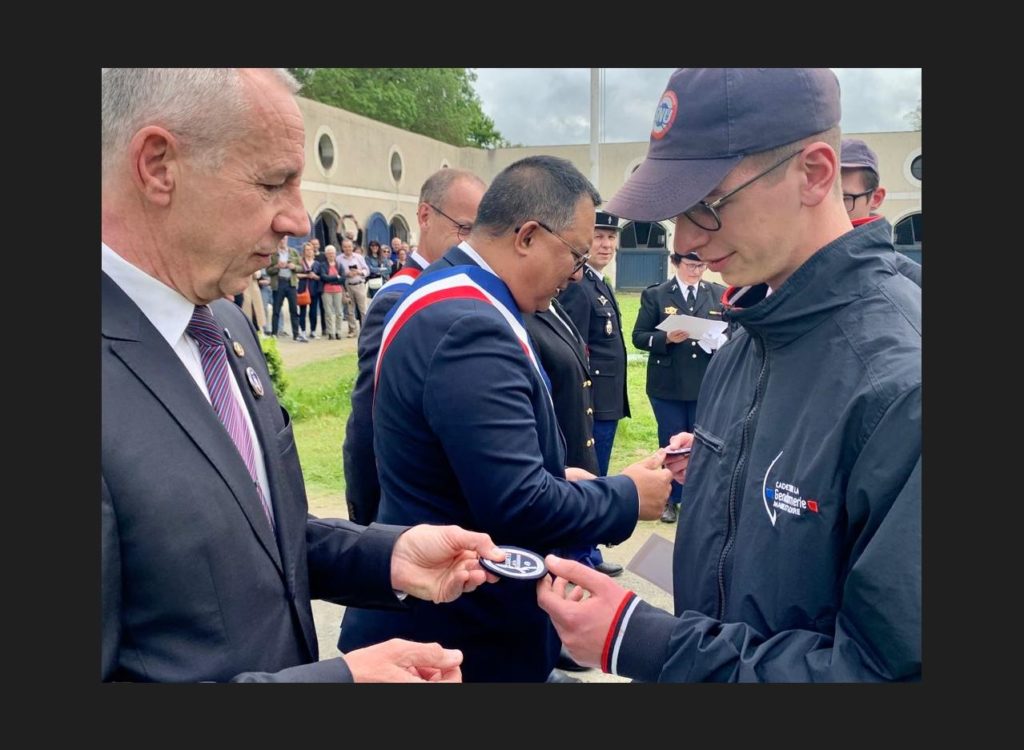 Remise des diplômes aux Cadets de la gendarmerie UD 49 UNPRG